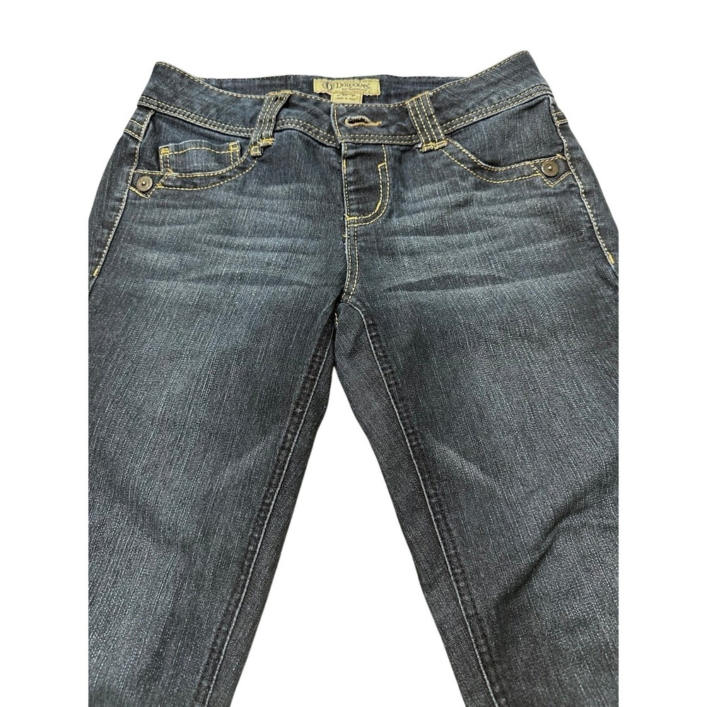 Democracy Jean Dependence Womens Size 2‎ Jegging Dark Wash Slim Denim Blue Jeans